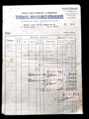 İkbal Kocaeli Şirketi / 1941 tarihli fatura