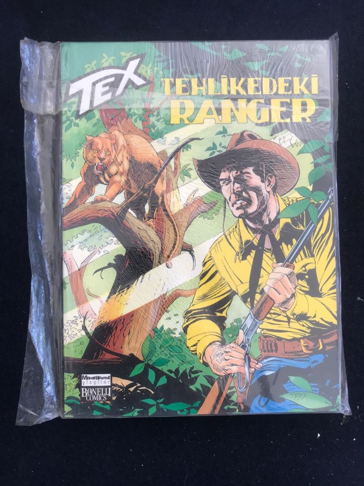 Tex - Tehlikedeki Ranger / Ambalajında - Eski çizgi roman
