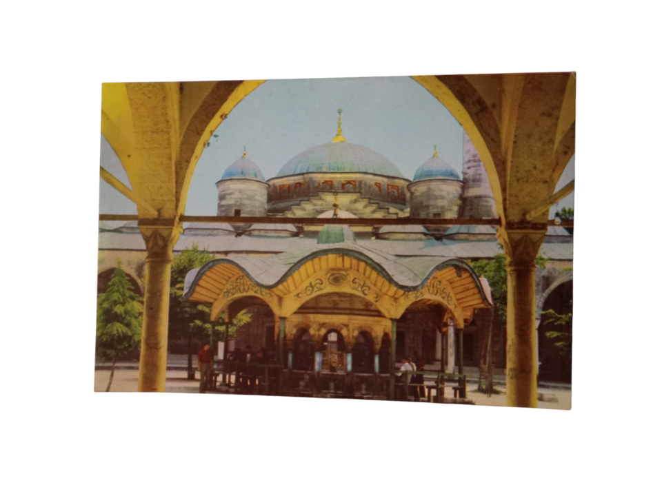 Lüleburgaz Sokullu mehmet paşa camii ve şadırvanı - Kartpostal