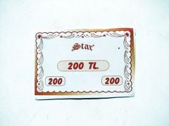 200 TL - Star / Şaka Reklam paraları