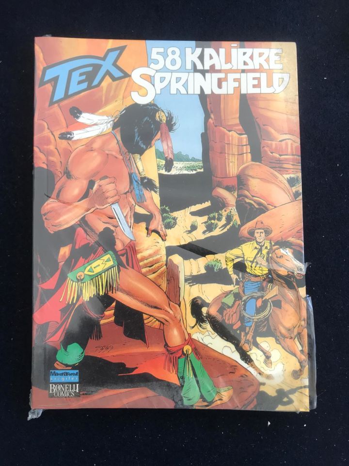 Tex - 58 Kalibre Springfield / Ambalajında - Eski çizgi roman
