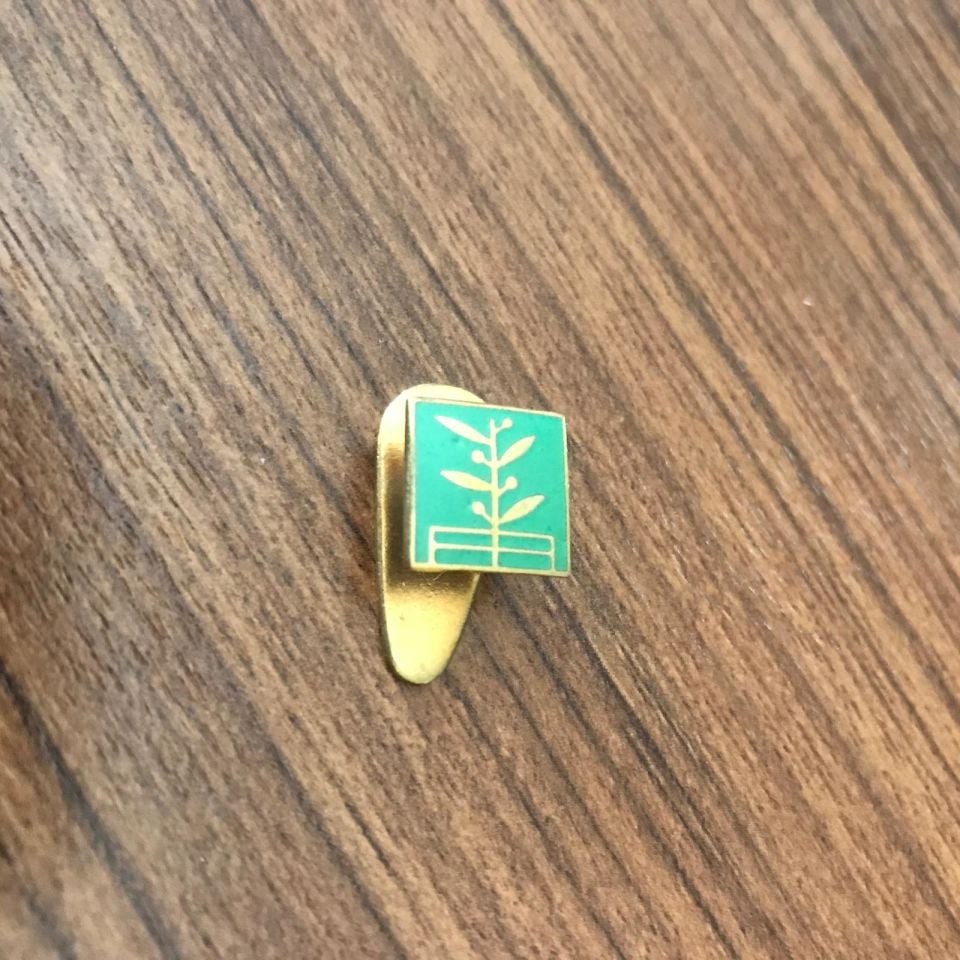 İstanbul Üniversitesi Edebiyat Fakültesi / Mineli papuçlu, rozet