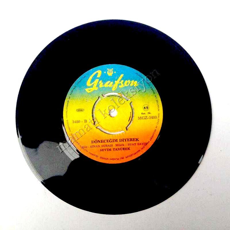 Garibin derdinden, Döneceğim diyerek - Sevim TANÜREK - 45'lik Plak