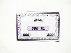 500 TL - Star / Şaka Reklam paraları