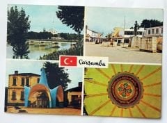 Çarşamba şehirden 4 muhtelif görünüş - Ticaret kartpostalları