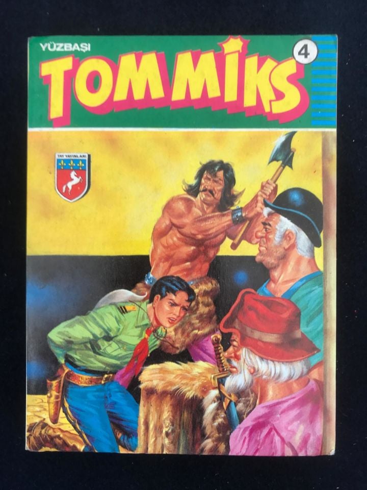Yüzbaşı Tommiks - Tay yayınları / Büyük Albüm - Sayı :4 - Eski çizgi roman
