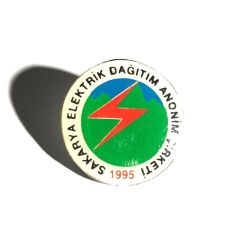 Sakarya Elektrik Dağıtım Anonim Şirketi 1995 - Rozet