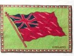 England / İngiliz - 1910'lar Tütün promosyonu, 14x21 kumaş bayrak