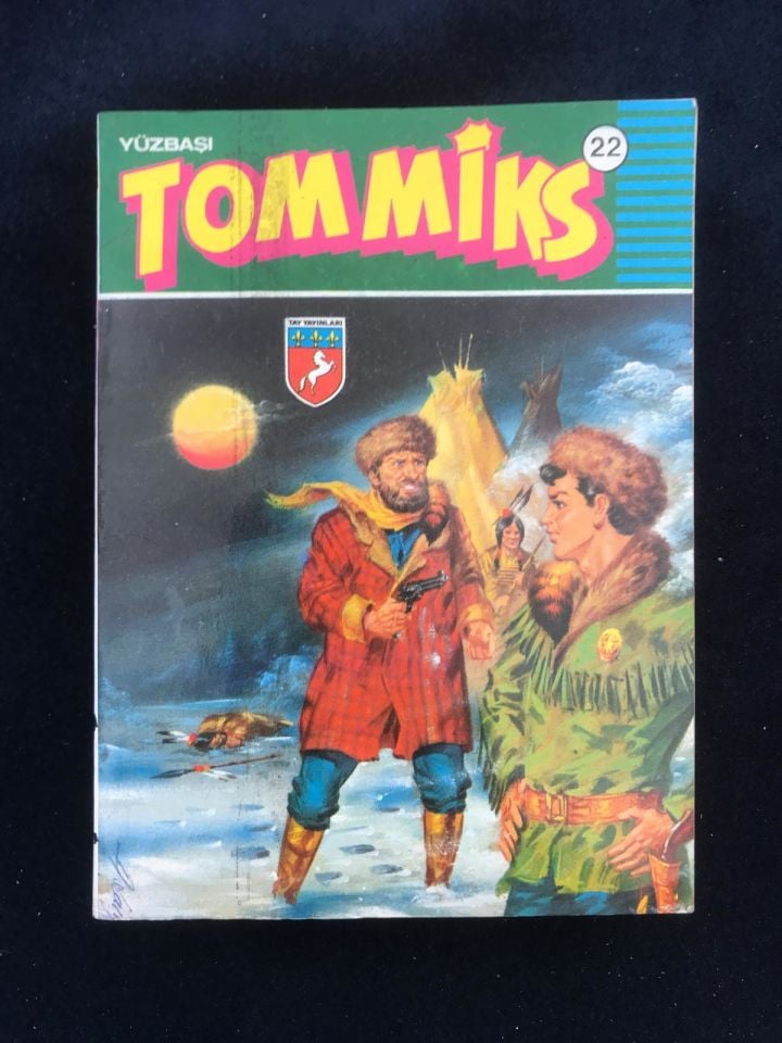 Yüzbaşı Tommiks - Tay yayınları - Sayı : 22 - Eski çizgi roman