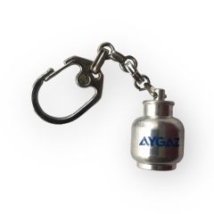 Aygaz metal tüp formlu anahtarlık