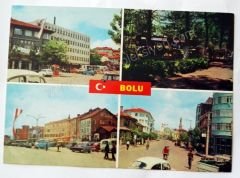 Bolu Parçalı  kartpostal Bolu Bella color kartpostalları