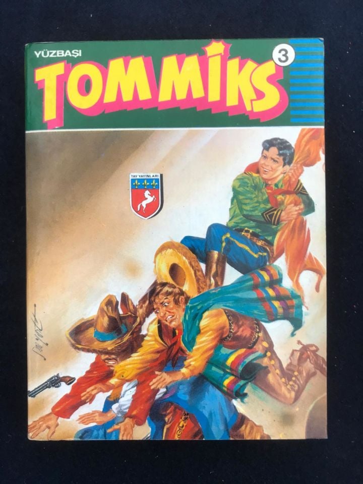 Yüzbaşı Tommiks - Tay yayınları / Büyük Albüm - Sayı :3 - Eski çizgi roman