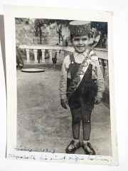 1953 tarihli - Sünnet çocuğu / 7,5x10,5 fotoğraf