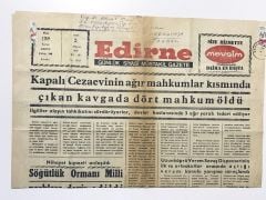 Edirne Günlük Siyasi Müstakil Gazete - 2 Mayıs 1978