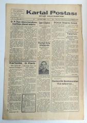 Kartal Postası gazetesi, 13 Nisan 1956 - Efemera