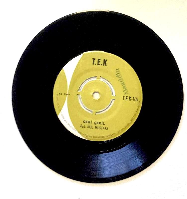 Geri Çekil - Kızıl Yılan / Aşık Kul Mustafa - 45'lik PLAK
