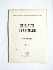 Eşik altı uyarımlar - Sabri ÖZBAYDAR