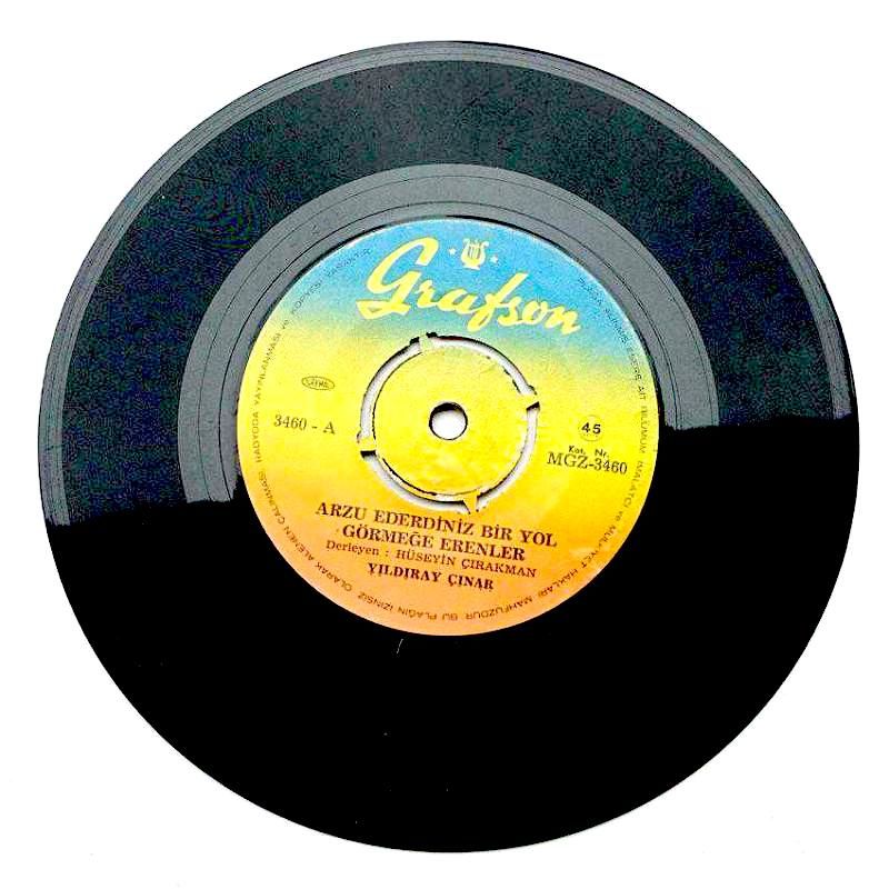 Arzu ederdiniz bir yol görmeğe erenler - Kader torbasına elimi uzattım - Yıldıray ÇINAR / 45'lik Plak