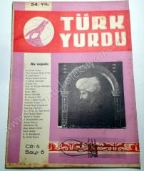 Türk Yurdu dergisi Cilt : 4 - Sayı:6 Fatih Sultan Mehmet kapaklı - Kitap