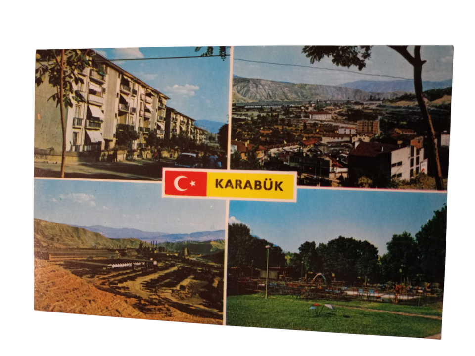 Karabük Parçalı Kartpostal - 1970'li yıllara ait kartpostal / Arkası yazısız