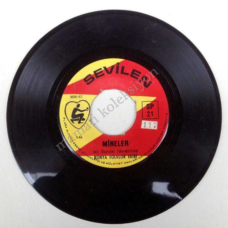 Kaşık havası, Mineler - Konya Folklor Ekibi - 45'lik Plak