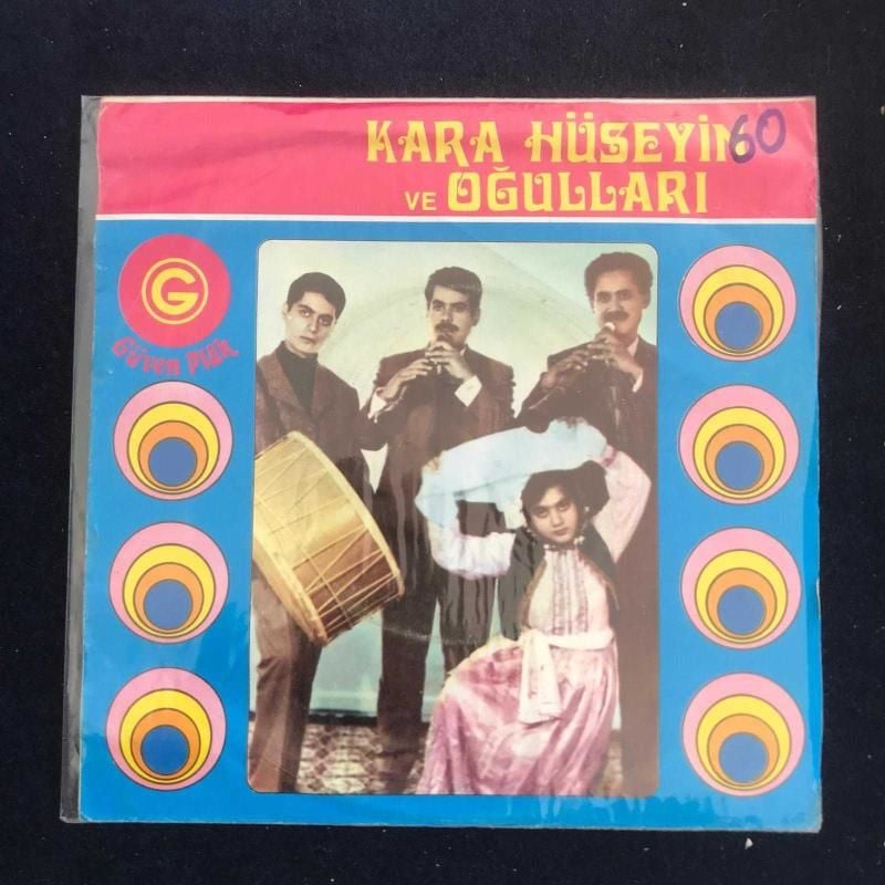 Evreşe yolları - Kırmızı gül / Dayler dayler - Horon havası / Kara Hüseyin ve oğulları - 45'lik plak