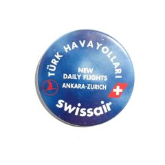 Türk Hava Yolları - New Daily Flights Ankara Zürich / Swissair - Rozet