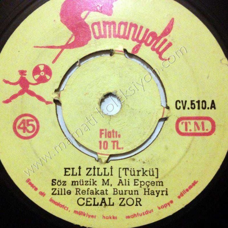 Eli zilli, Lambada şişesiz yanmazmı / Burun Hayri - Celal ZOR / 45'lik plak