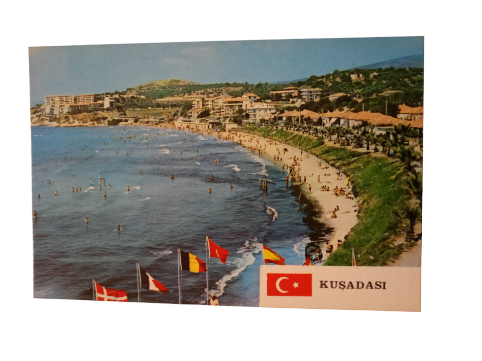 Kadınlar Denizi KUŞADASI - 1970'li yıllara ait kartpostal / Arkası yazısız