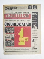 Adımlar Siyasi haber ve yorum gazetesi 30 Nisan 1989 - Eski Gazete