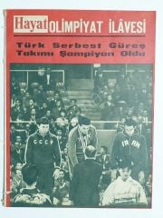 Hayat Olimpiyat ilavesi /  Güreş kapaklı - 1964 Tokyo Olimpiyatları - Dergi