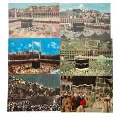 12 adet, Hac ve Kabe temalı kartpostal
