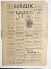 Babalık Gazetesi 8 Ocak 1948 KONYA - Eski Gazete