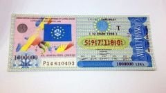 10 Ekim 1998 Tam bilet - Milli Piyango Bileti 12. Avrupa Özel Çekilişi - Efemera