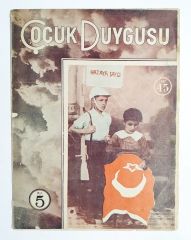 Hatay meselesi kapaklı, Çocuk Duygusu Dergisi 4 Ağustos 1938 - Eski dergi