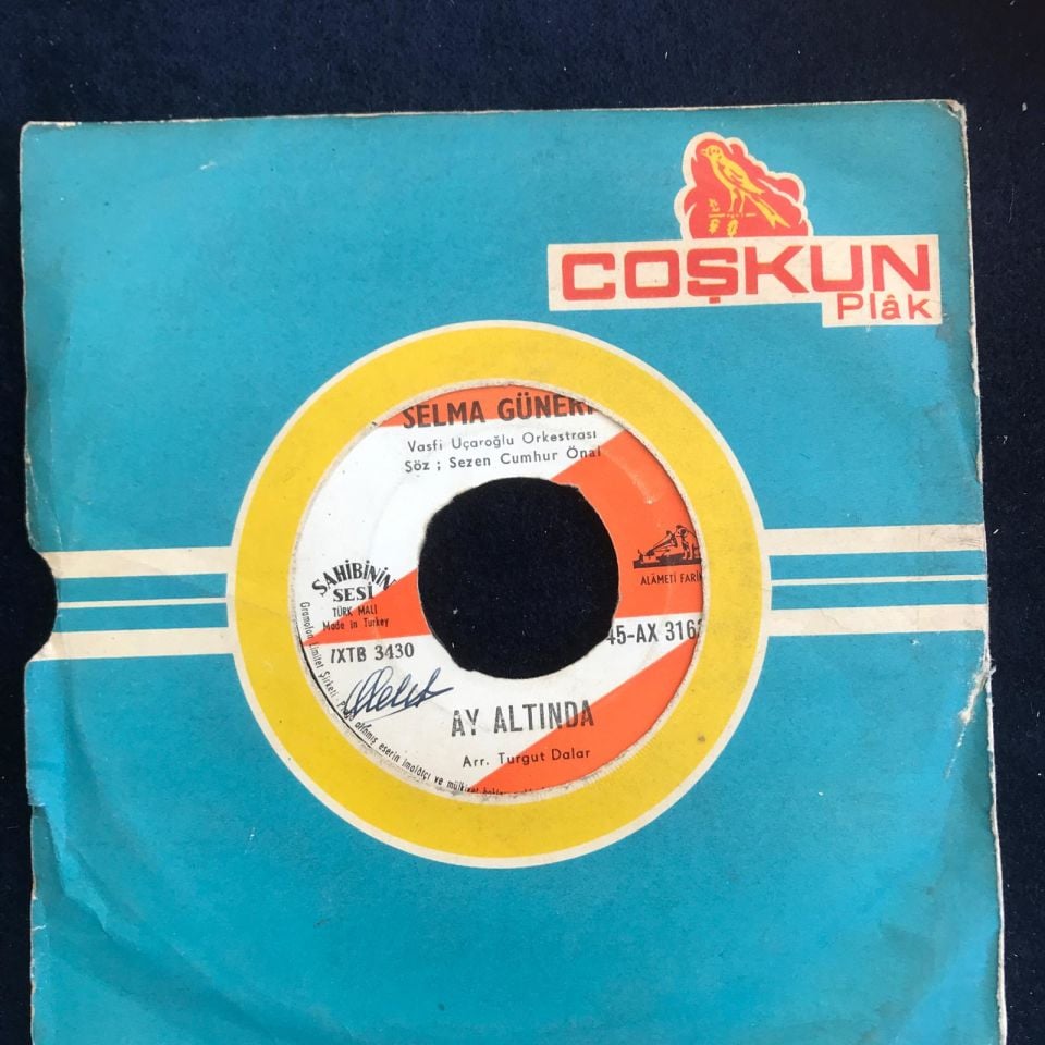 SELMA GÜNERİ - AY ALTINDA - DÜĞÜN AKŞAMI 45'LİK PLAK