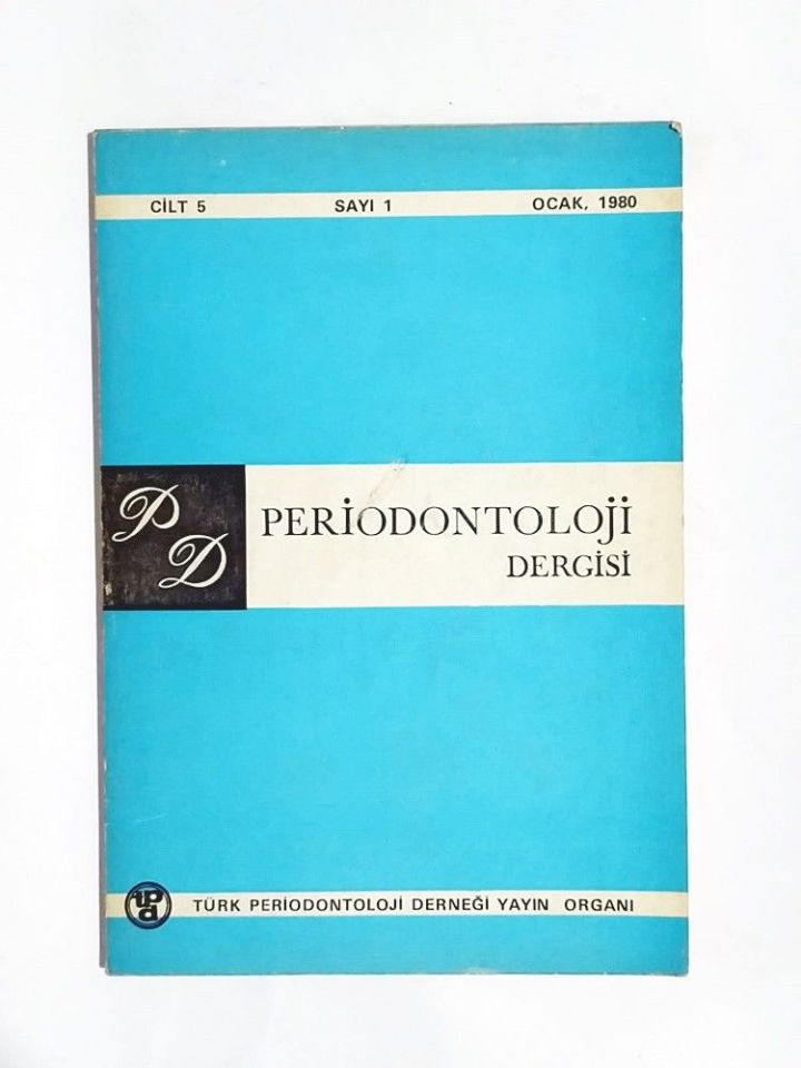 Periodontoloji Dergisi Sayı:1 / 1980 - Dergi