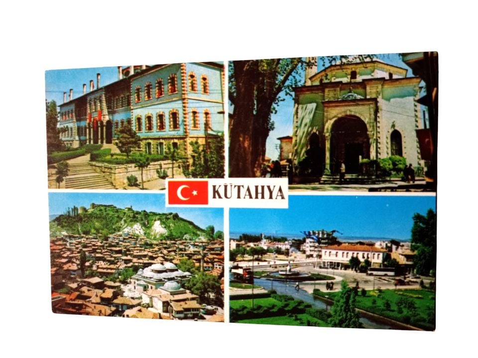 KÜTAHYA / Ticaret Kartpostal 43-4 / 1970'li yıllara ait kartpostal - Arkası yazısız