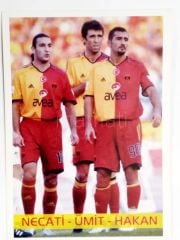 Necati, Ümit, Hakan  / G.S. Galatasaray  Futbolcu Kartları