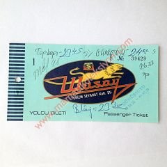 Ulusoy Turizm Seyahat - Otobüs bileti İ - No : 39429 Eski Otobüs biletleri