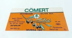 Cömert Zeytinyağı Ayvalık - Etiket