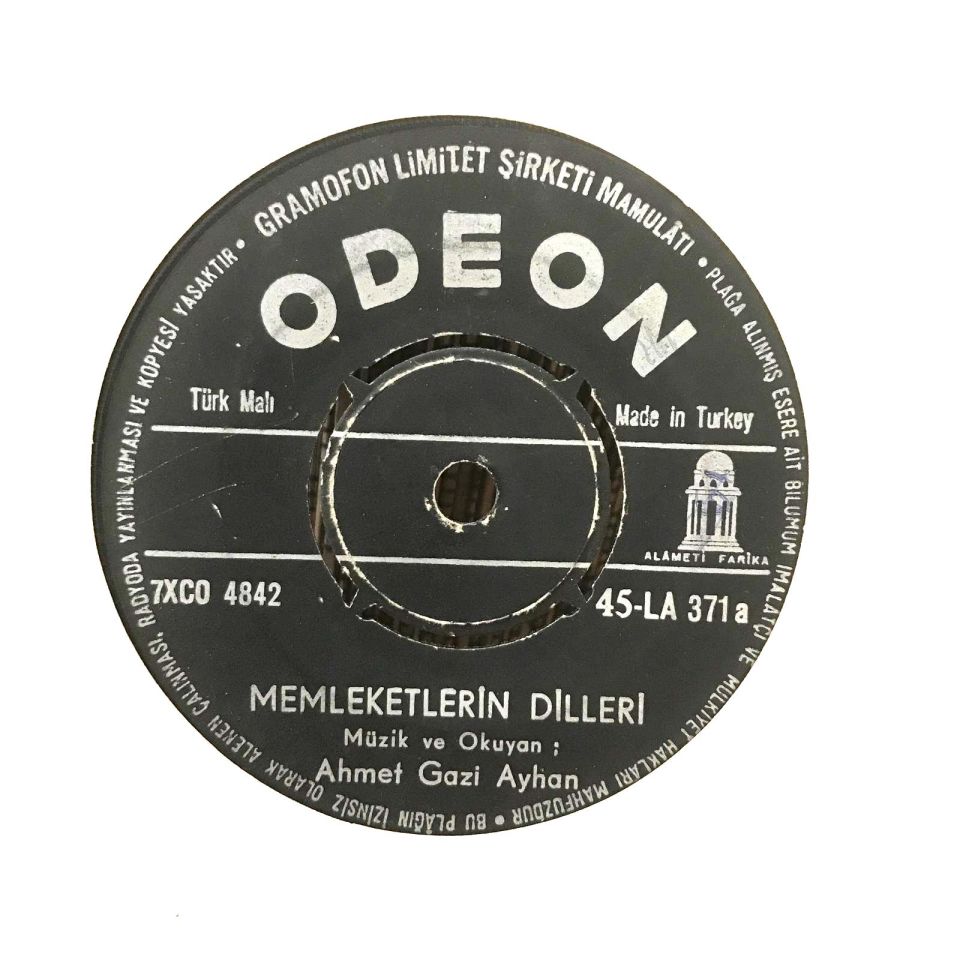 Kılıbıklar - Memleketin dilleri / Ahmet Gazi AYHAN  - 45'lik plak