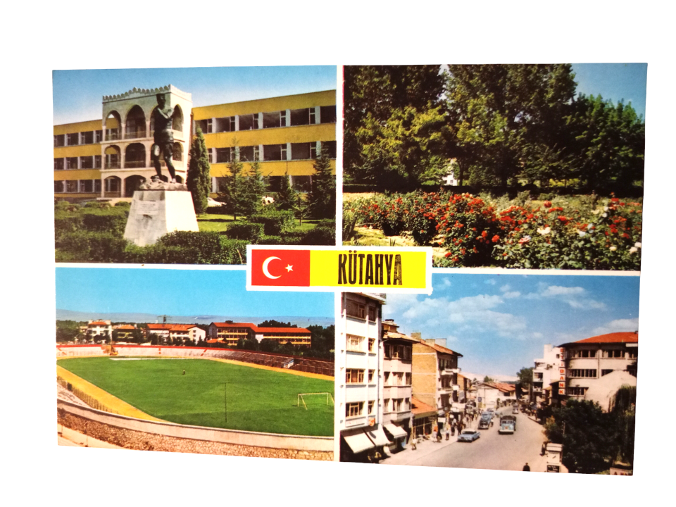 Kütahya / Ticaret Kartpostal 43-8 / 1970'li yıllara ait kartpostal / Arkası yazısız