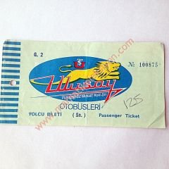 Ulusoy Turizm Seyahat - Otobüs bileti - G. 2 - No: 100875 Eski Otobüs biletleri