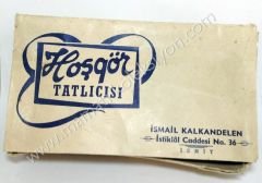 Hoşgör Tatlıcısı İsmail Kalkandelen İzmit - Şekerleme kutusu  İzmit