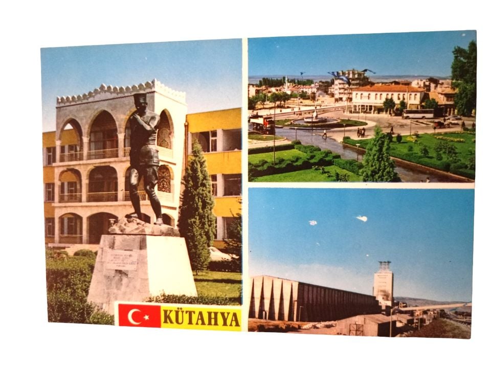 Kütahya / Ticaret Kartpostal 43-ıc - 1970'li yıllara ait kartpostal / Arkası yazısız
