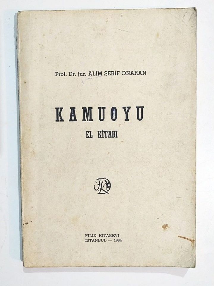 Kamuoyu El Kitabı - Alim Şerif ONARAN - Kitap