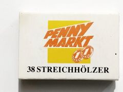 Penny Markt 38 Streichölzer,  match - Kibrit