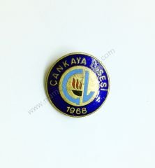 Çankaya Lisesi 1968 - Mineli rozet Okul - Eğitim Rozetleri -