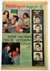 Milliyet Magazin gazetesi, 21 Mayıs 1972 İsmet İNÖNÜ, Yalova - Efemera